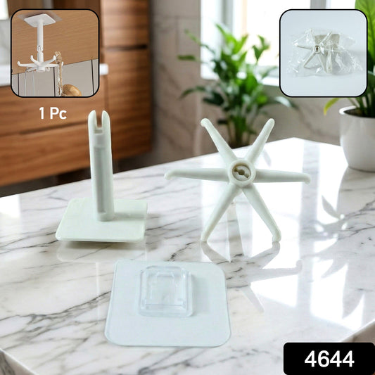 360° Rotating Folding Hook Self-Adhesive Waterproof Wall Mounted Hook
