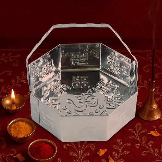 Octa Shine Stainless Steel Puja Basket