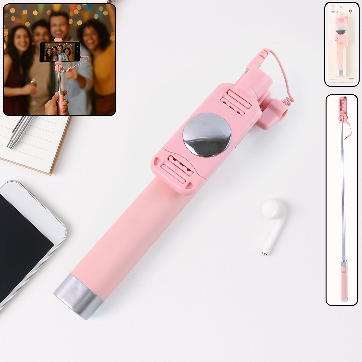 Wired Selfie Stick