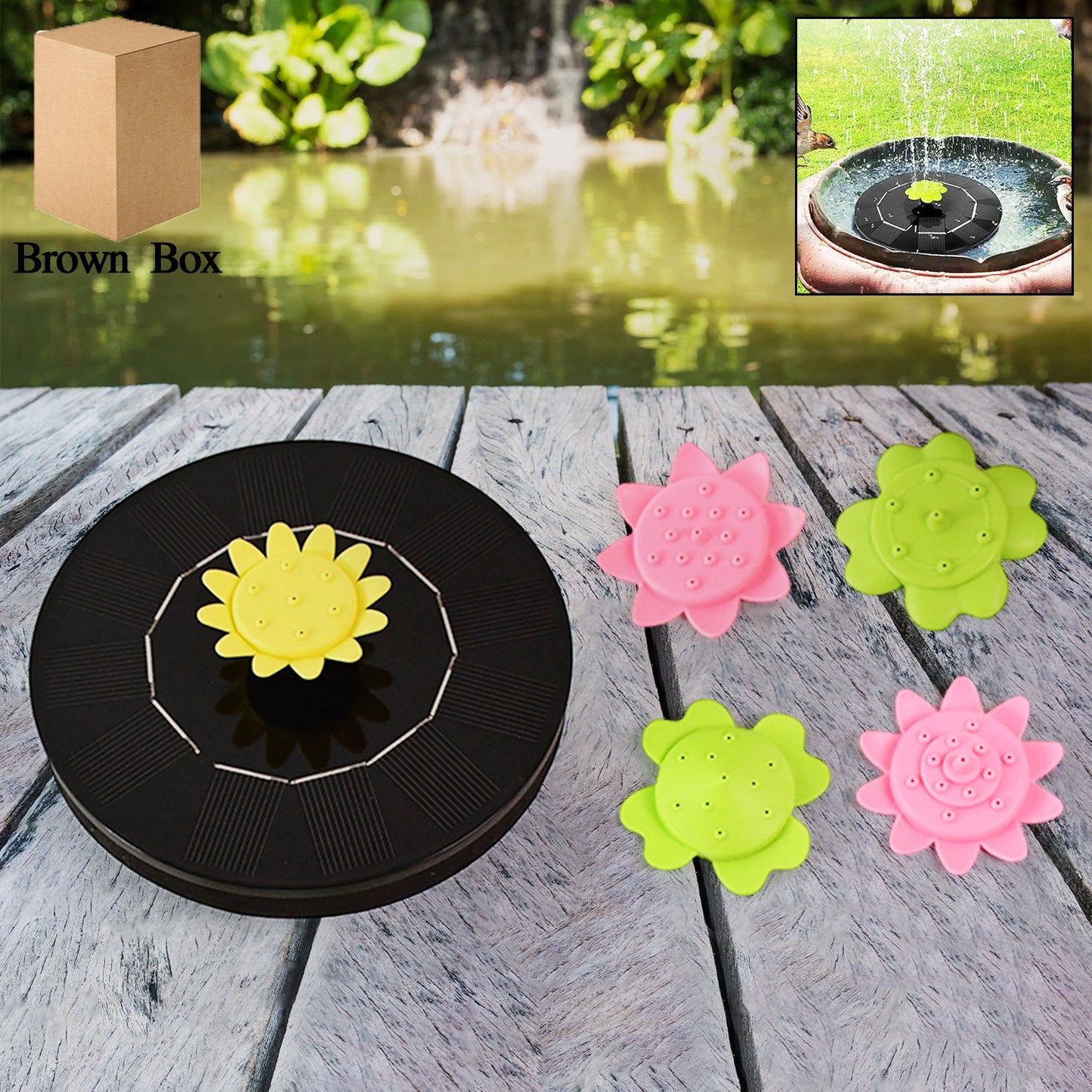 Solar Water Fountain Pump (1 Set)