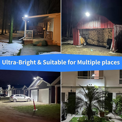 High-Lumen Solar LED Outdoor Street Lamp