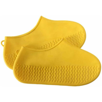 Non Slip Silicone Rain Reusable Waterproof Foldable Boot Shoe Cover XL 1 Pair Mix