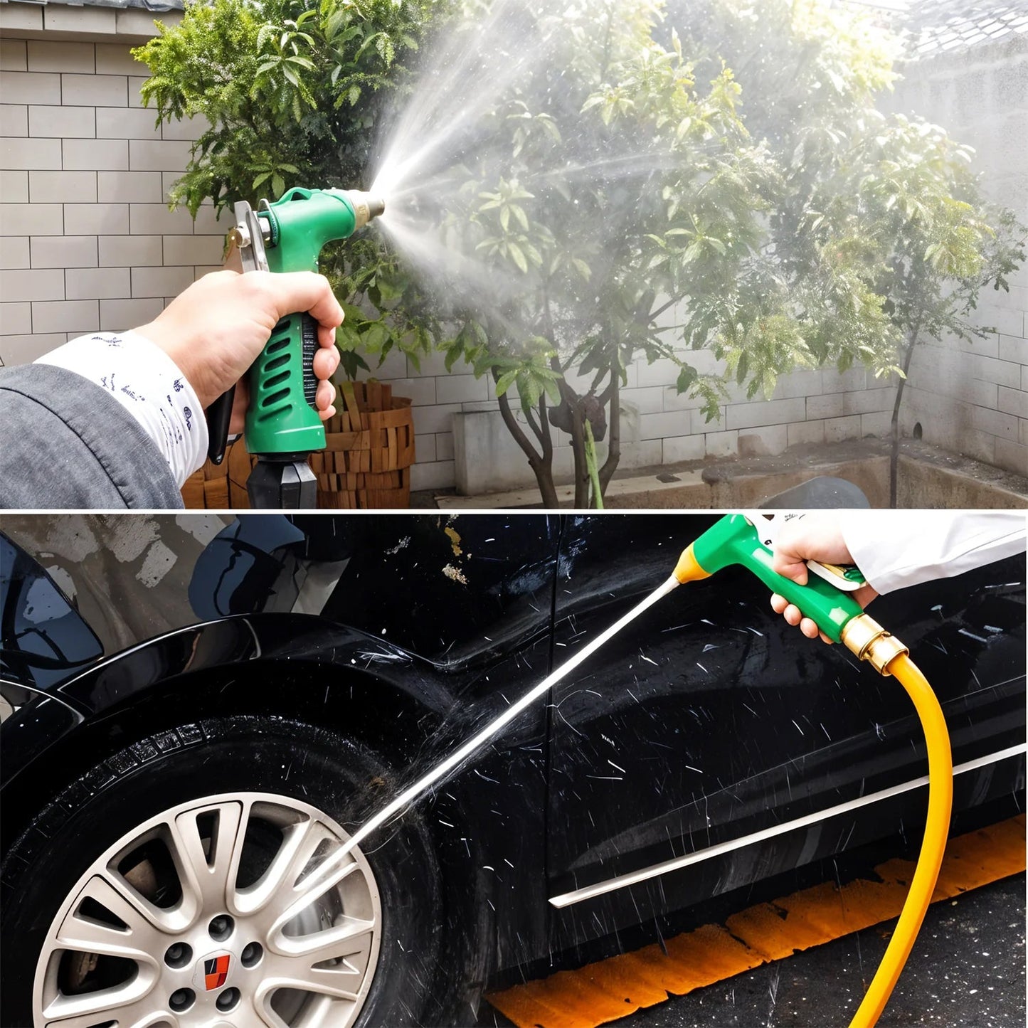 Durable Hose Nozzle Water Lever Spray Gun