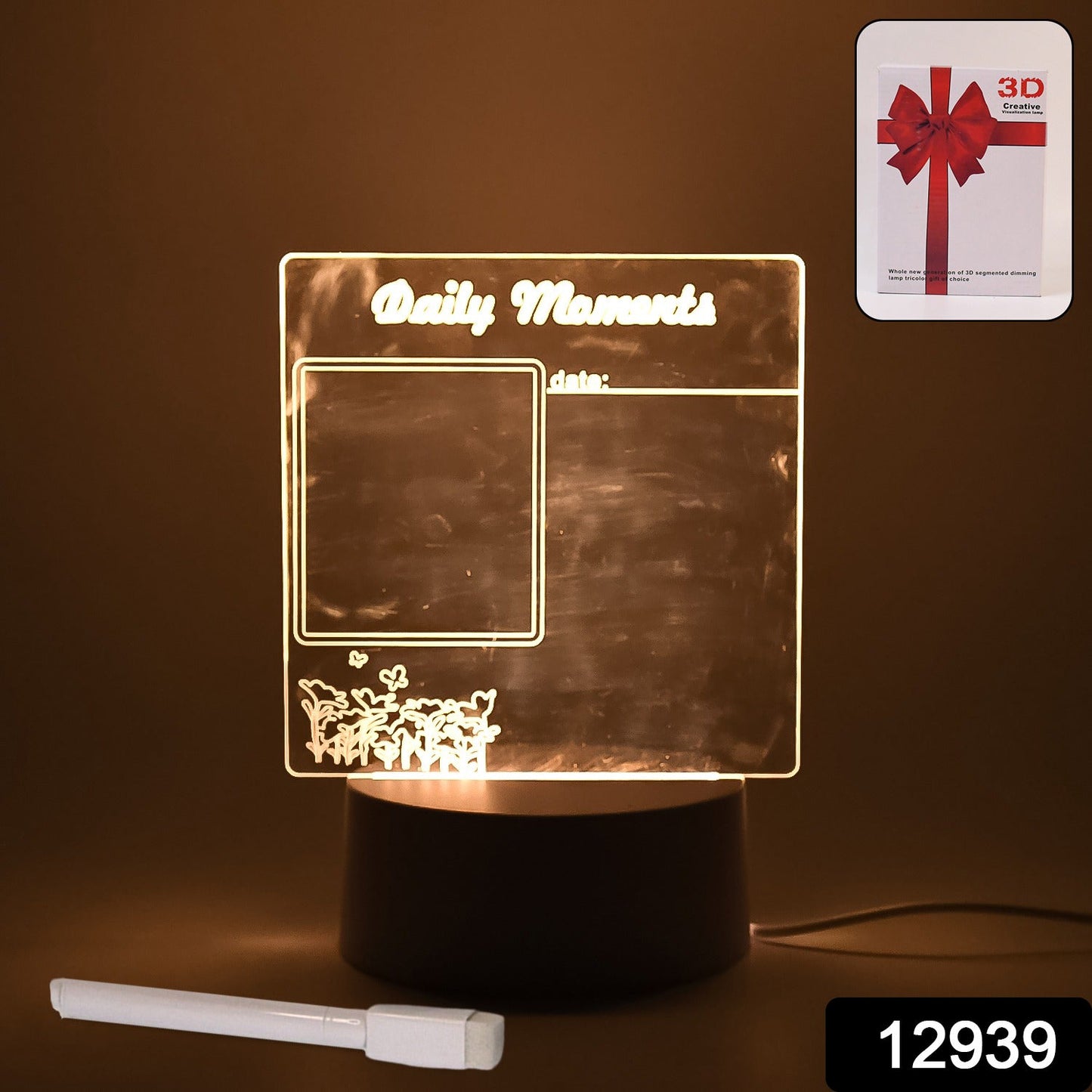 3D Acrylic Creative Lamp Decorative Light
