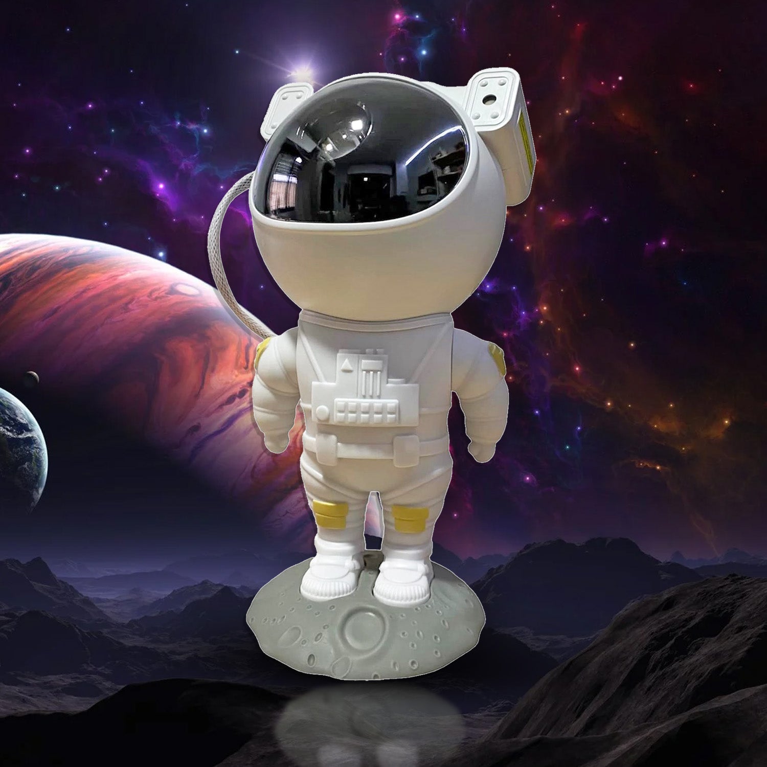Space projector with remote control