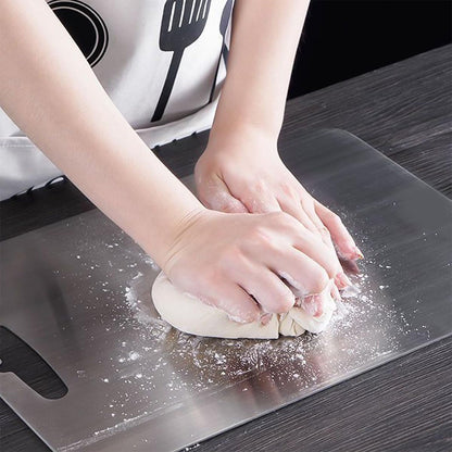 Stainless Steel Vegetable & Fruit Cutting Chopping Board (31×20 Cm / 1 Pc)
