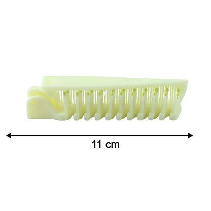 2 In 1 Foldable Hair Comb with Brush (1 Pc)