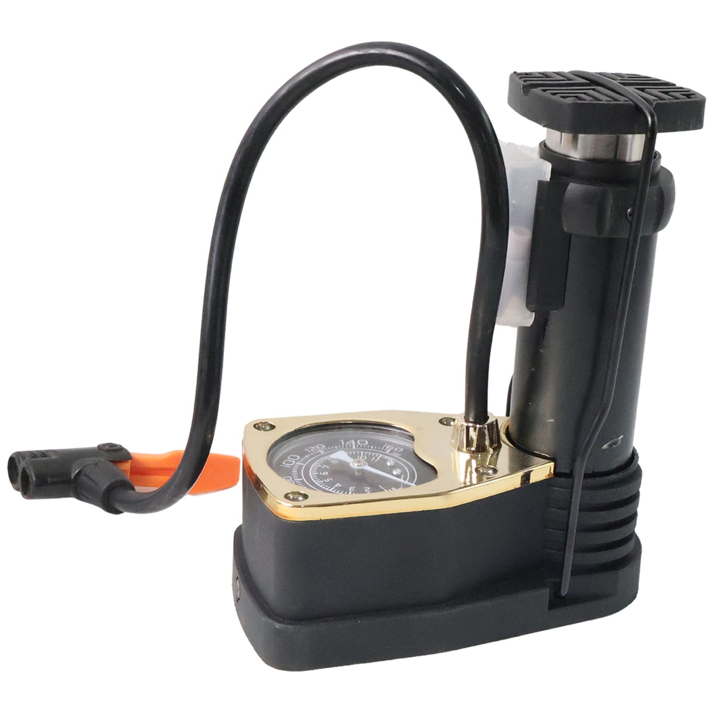 Portable High Pressure Foot Air Pump with Needle (1 Pc)