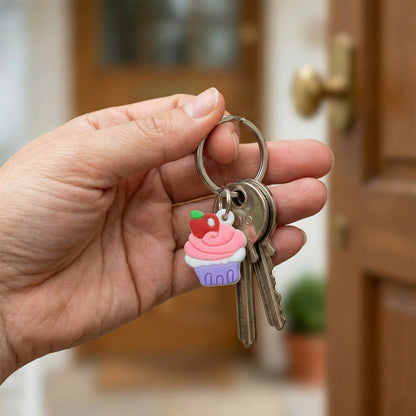 Cupcake Keychain