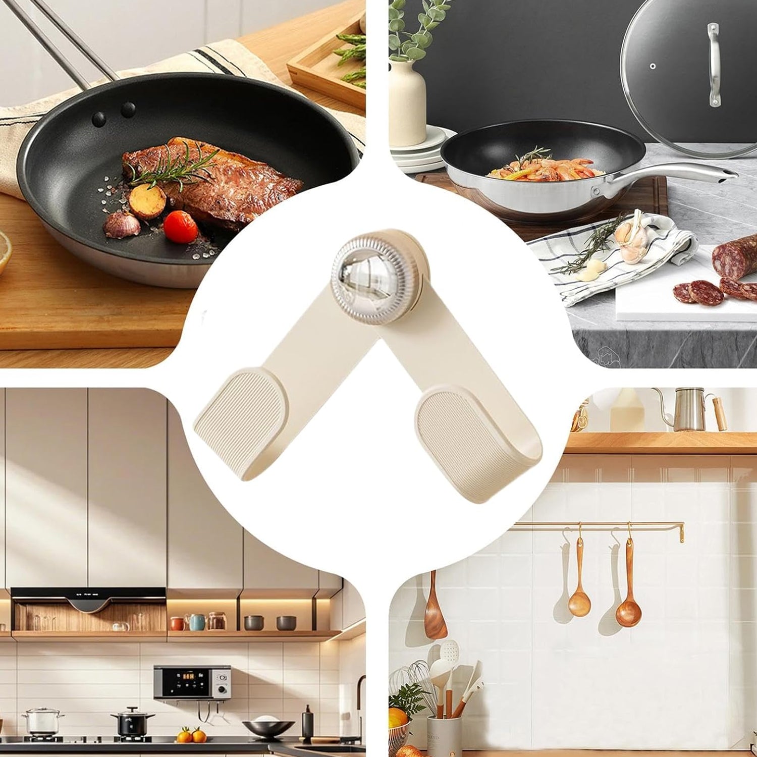 kitchen utensil lid stand
