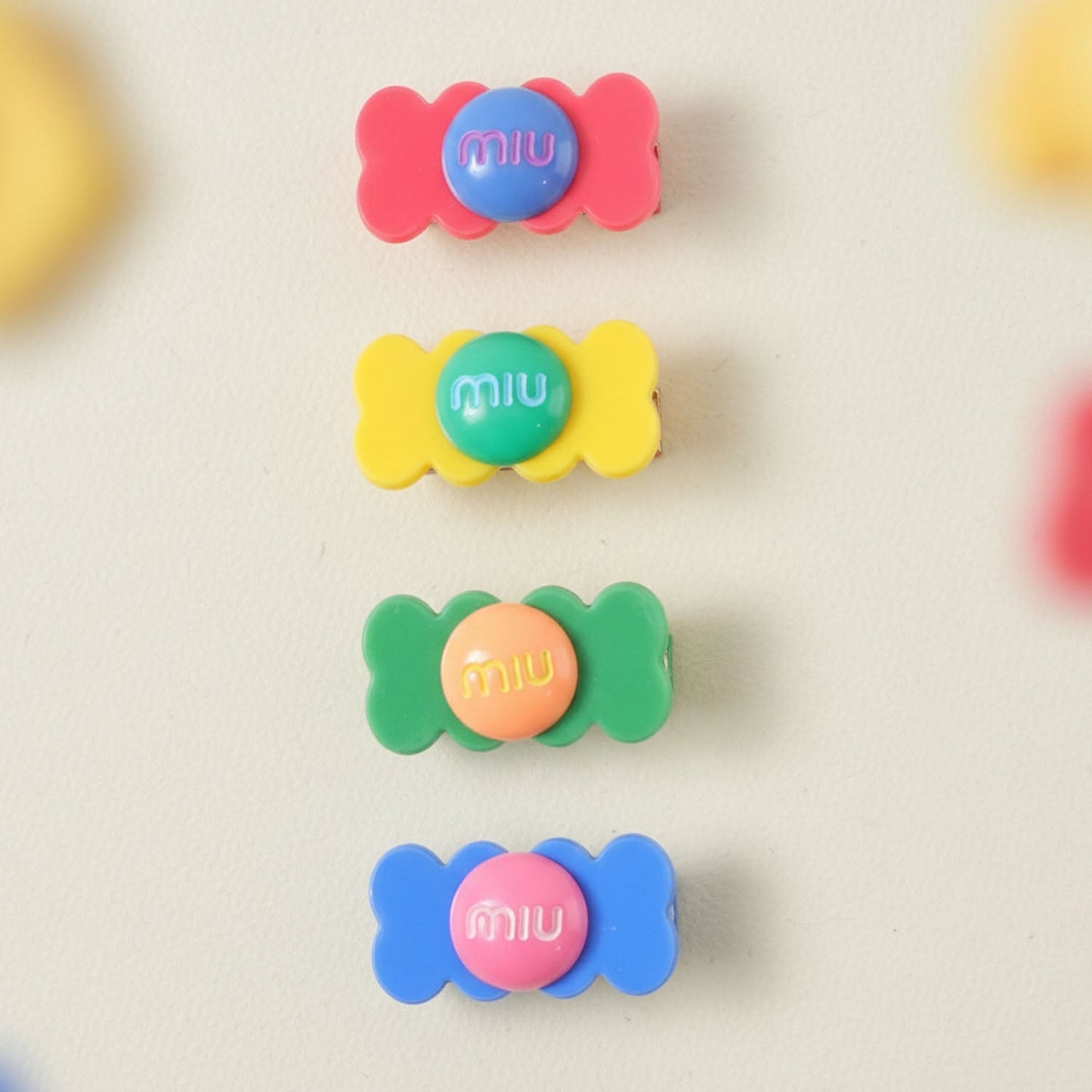 Cute Candy Shape Colorful Hair Clips