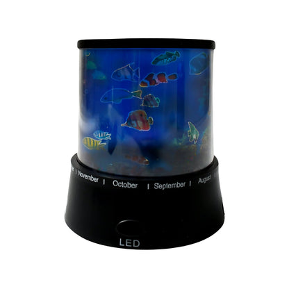 LED Projector Night Light – 3 Battery Lamps (1 Pc, Battery Not Included)